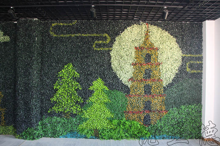 室內(nèi)仿真植物設(shè)計(jì)-絲綢之路之塔