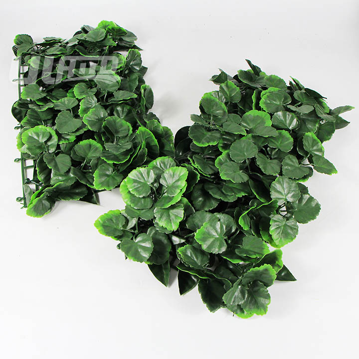 片狀仿真植物拼接處